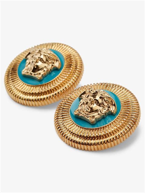 versace earrings medusa